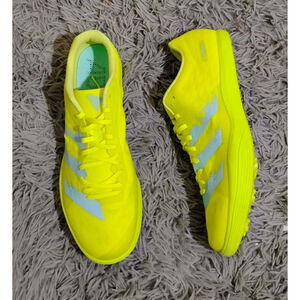 Adidas Adizero Long Jump Track & Field LJ Mens 14 Volt Green Cleats No Spikes